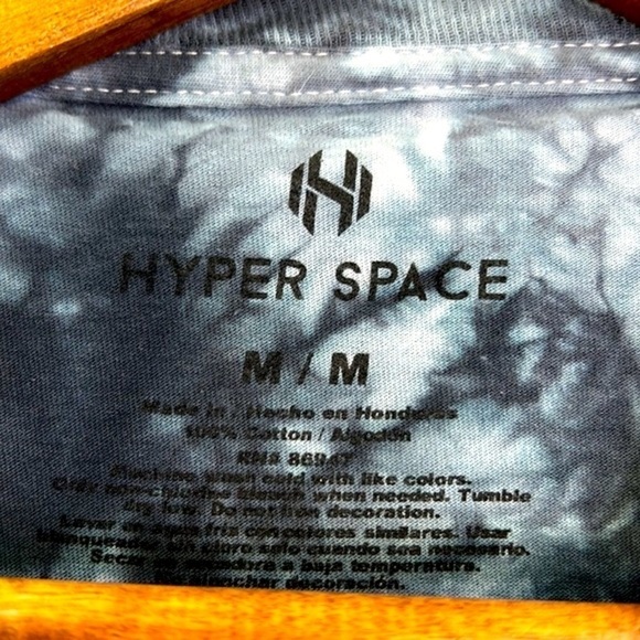 Hyper Space - Tye Dye Astronaut NASA Graphic Short Sleeve T Shirt Size Medium - Picture 8 of 9